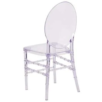 Flash Furniture Flash Elegance Crystal Ice Stacking Florence Chair
