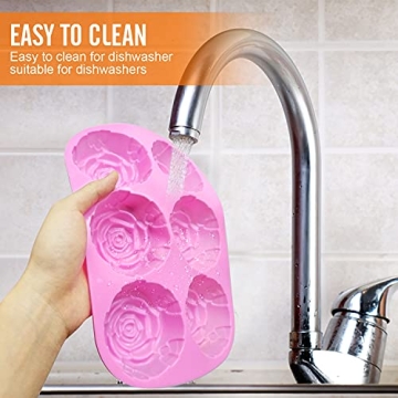 Walfos Rose Ice Cube Mold - Create Stunning Rose Shapes