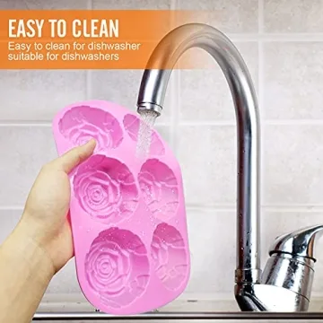 Walfos Rose Ice Cube Mold - Create Stunning Rose Shapes