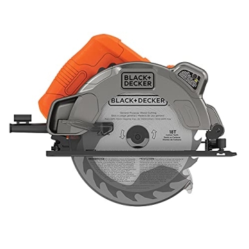 BLACK+DECKER BDECS300C 7-1/4-Inch Circular Saw with Powerful 13-Amp Motor and Laser Guide