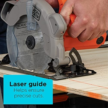 BLACK+DECKER 7-1/4-Inch Circular Saw with Laser Guide