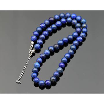 Lapis Lazuli Beaded Chakra Necklace for Wisdom and Truth
