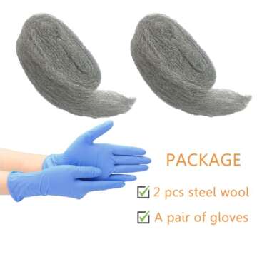 Steel Wool Mice Control - 2 Pack 10 Ft Durable Filler