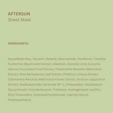 Pixi Beauty Aftersun Sheet Mask - Instant Calming Treatment