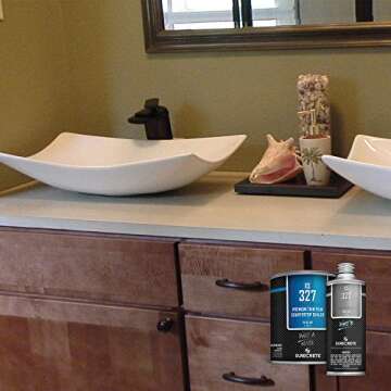 Surecrete XS-327 Concrete Countertop Sealer Matte Finish Food Safe Water Based (100 ft²) 1 Quart