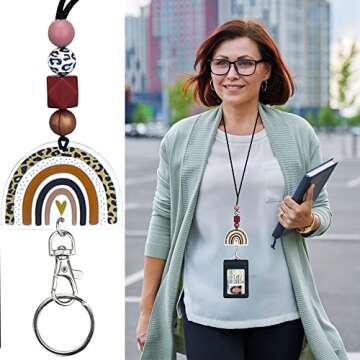 Durable and Cute ABAMERICA Lanyards for Teachers and Nurses