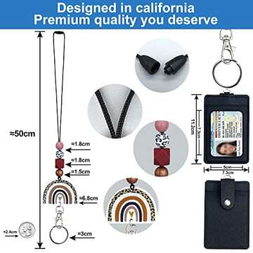 Durable and Cute ABAMERICA Lanyards for Teachers and Nurses