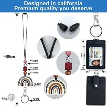 Durable and Cute ABAMERICA Lanyards for Teachers and Nurses