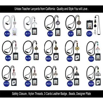 Durable and Cute ABAMERICA Lanyards for Teachers and Nurses