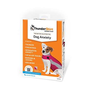 ThunderShirt for Dogs - Calming Anxiety Vest in Pink Polo