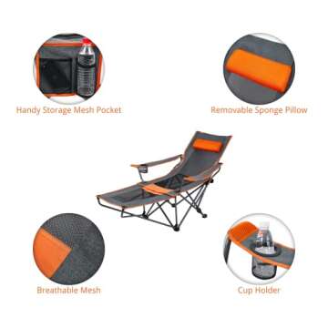 Comfortable Adjustable SUNTIME Lounge Chair for Outdoors