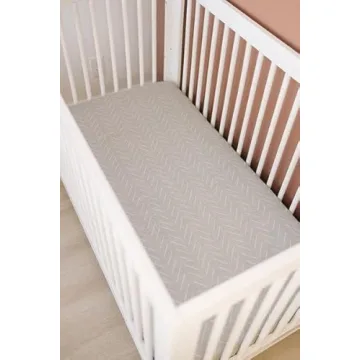 Desert Sage Muslin Crib Sheet by Mebie Baby, Soft & Durable