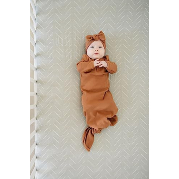 Desert Sage Muslin Crib Sheet by Mebie Baby, Soft & Durable