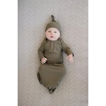 Desert Sage Muslin Crib Sheet by Mebie Baby, Soft & Durable