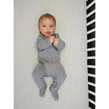 Desert Sage Muslin Crib Sheet by Mebie Baby, Soft & Durable