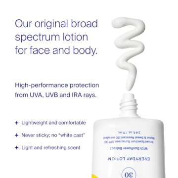 Supergoop! PLAY Everyday SPF 30 Lotion, 2.4 oz - Broad Spectrum Sunscreen for Sensitive Skin - Water...