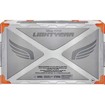 Mattel Disney Pixar Lightyear Set with 3 Action Figures, Space Rangers vs Robots Clash Pack with Buzz Lightyear, Izzy Hawthorne & Zyclops, 5-inch Scale