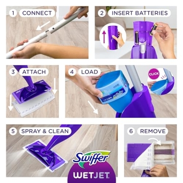 Swiffer WetJet Floor Cleaner Kit for Effortless Cleaning