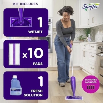 Swiffer WetJet Floor Cleaner Kit for Effortless Cleaning