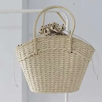 Eco-Friendly Rismart Handmade Summer Beach Bag