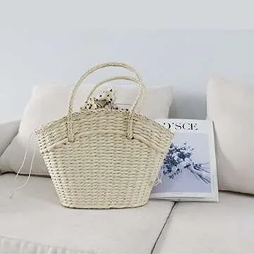 Eco-Friendly Rismart Handmade Summer Beach Bag