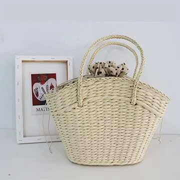 Eco-Friendly Rismart Handmade Summer Beach Bag