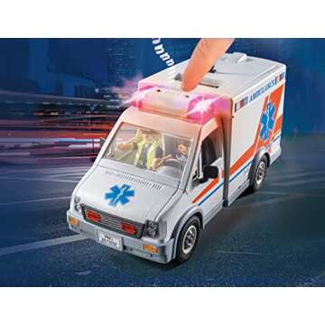 Playmobil Ambulance with Accessories and 3 Figures