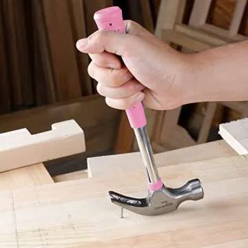 Amazon Basics 8 oz Hammer, Pink