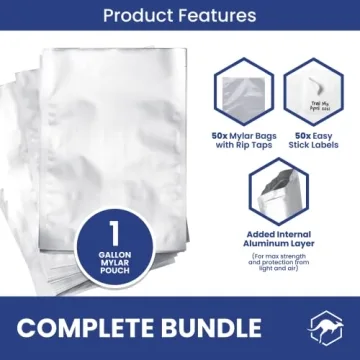 Wallaby Mylar Bag Bundle for Long-Term Food Storage