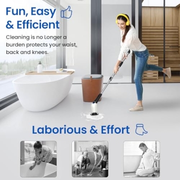 Jorking Electric Spin Scrubber - Efficient Cordless Cleaning Solution