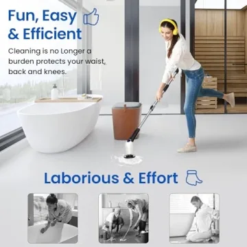 Jorking Electric Spin Scrubber - Efficient Cordless Cleaning Solution