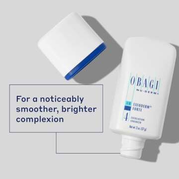 Obagi Nu-Derm Exfoderm Forte – Advanced, Lightweight Exfoliating Lotion with Glycolic and Lactic Acids (AHA) – For Normal to Oily Skin Types – 2 oz