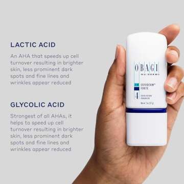Obagi Nu-Derm Exfoderm Forte – Advanced, Lightweight Exfoliating Lotion with Glycolic and Lactic Acids (AHA) – For Normal to Oily Skin Types – 2 oz