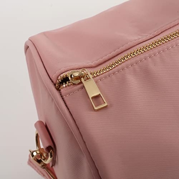 Kaymey Young Teens Travel Duffel Weekender Bag,Weekend Sports Gym Bag Travel Men Womens (9#Pink)