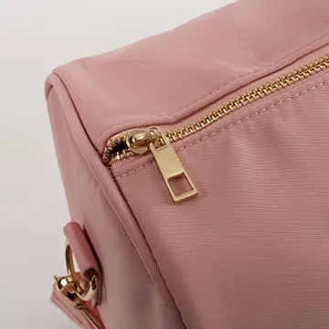 Kaymey Young Teens Travel Duffel Weekender Bag,Weekend Sports Gym Bag Travel Men Womens (9#Pink)