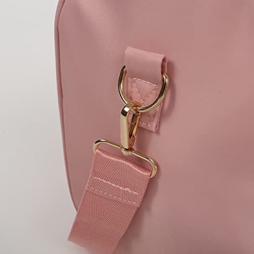 Kaymey Young Teens Travel Duffel Weekender Bag,Weekend Sports Gym Bag Travel Men Womens (9#Pink)