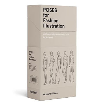 Professional Poses for Fashion Illustration - Women Card Set