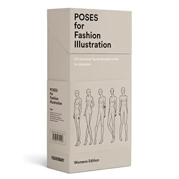 Professional Poses for Fashion Illustration - Women Card Set