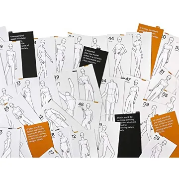 Poses for Fashion Illustration - Women Card Set