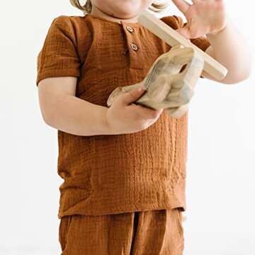 MakeMake Organics Baby Organic Cotton Toddler Set