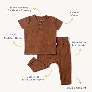 MakeMake Organics Baby Organic Cotton Toddler Set