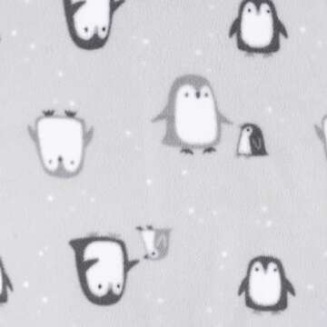 Gerber Unisex Baby Toddler Flame Resistant Fleece Footed Holiday Pajamas 2-Pack, Grey Snowmen