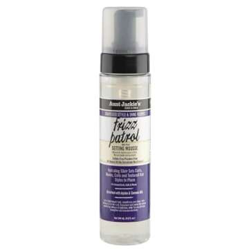 Lai'D Aunt Jackie's Grapeseed Frizz Patrol Setting Mousse 8 oz.
