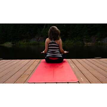 Tranquil Yogi Yoga Mat - Natural Rubber, 5mm Grip & Comfort