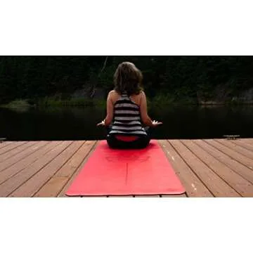 Tranquil Yogi Yoga Mat - Natural Rubber, 5mm Grip & Comfort