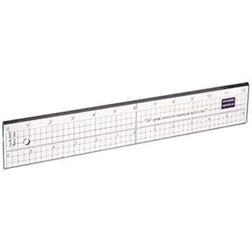 Creative Impressions 12 Inch Ruler for Precise Crafting
