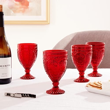 Fitz and Floyd Elegant Trestle Goblets Set of 4