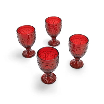 Fitz and Floyd Elegant Trestle Goblets Set of 4