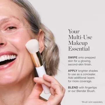 Ogee Sculpted Complexion Foundation Stick (Banyan 3.0W - Medium Light, Golden Undertones) Full Coverage Foundation Makeup - Instantly Balance & Even Complexion - 70% Organic Ingredients