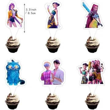 Korean Idol Demon Hunters Birthday Set - Fun for All Ages